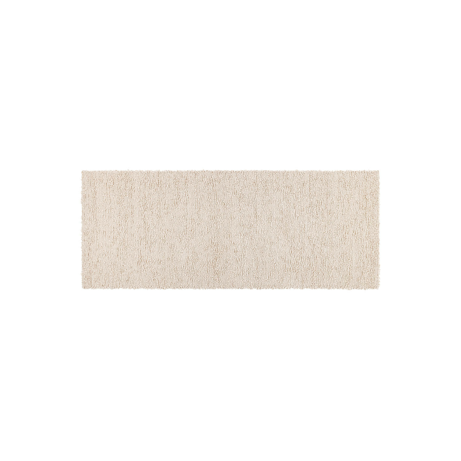 Loper Kaleema Beige rechthoekig vloerkleed van zacht materiaal, geschikt voor interieurdecoratie
