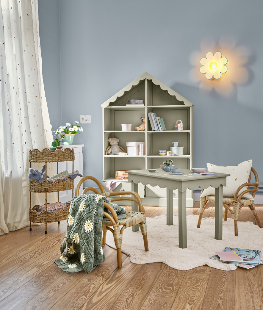 Zachtgroene kinderkamer