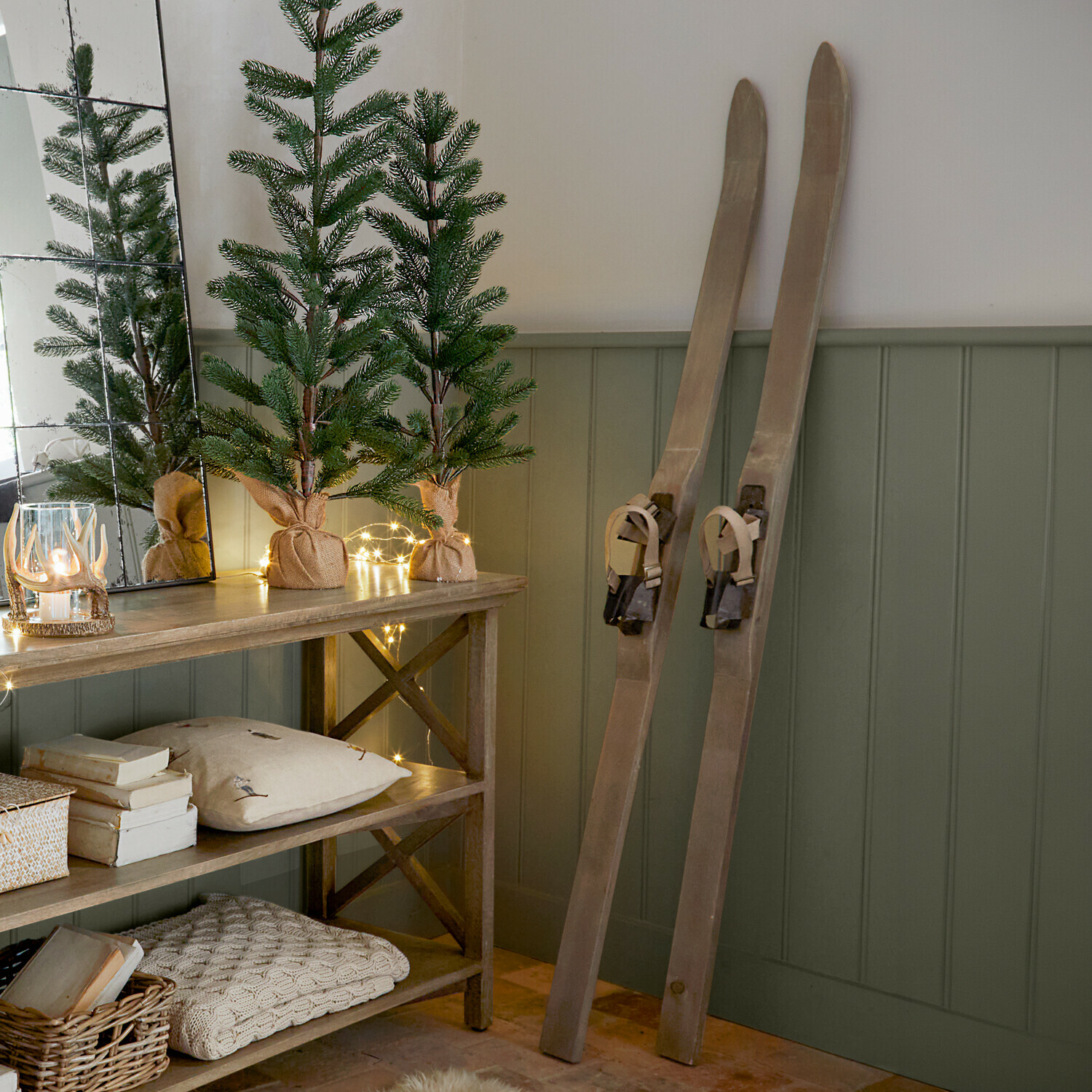 Lot de 2 skis décoratifs Lambeth Lot de 2 skis décoratifs Lambeth