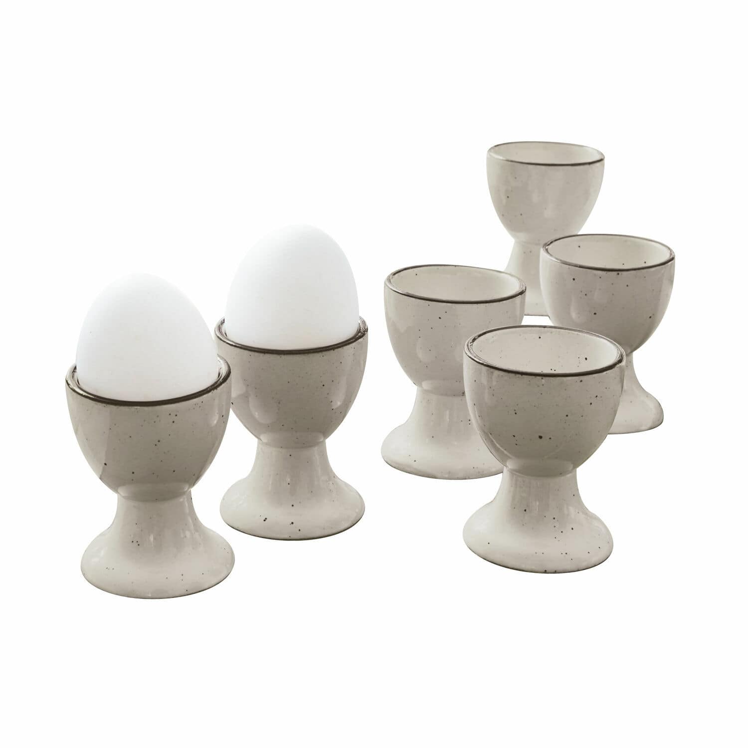 Lot de 6 coquetiers Biarré