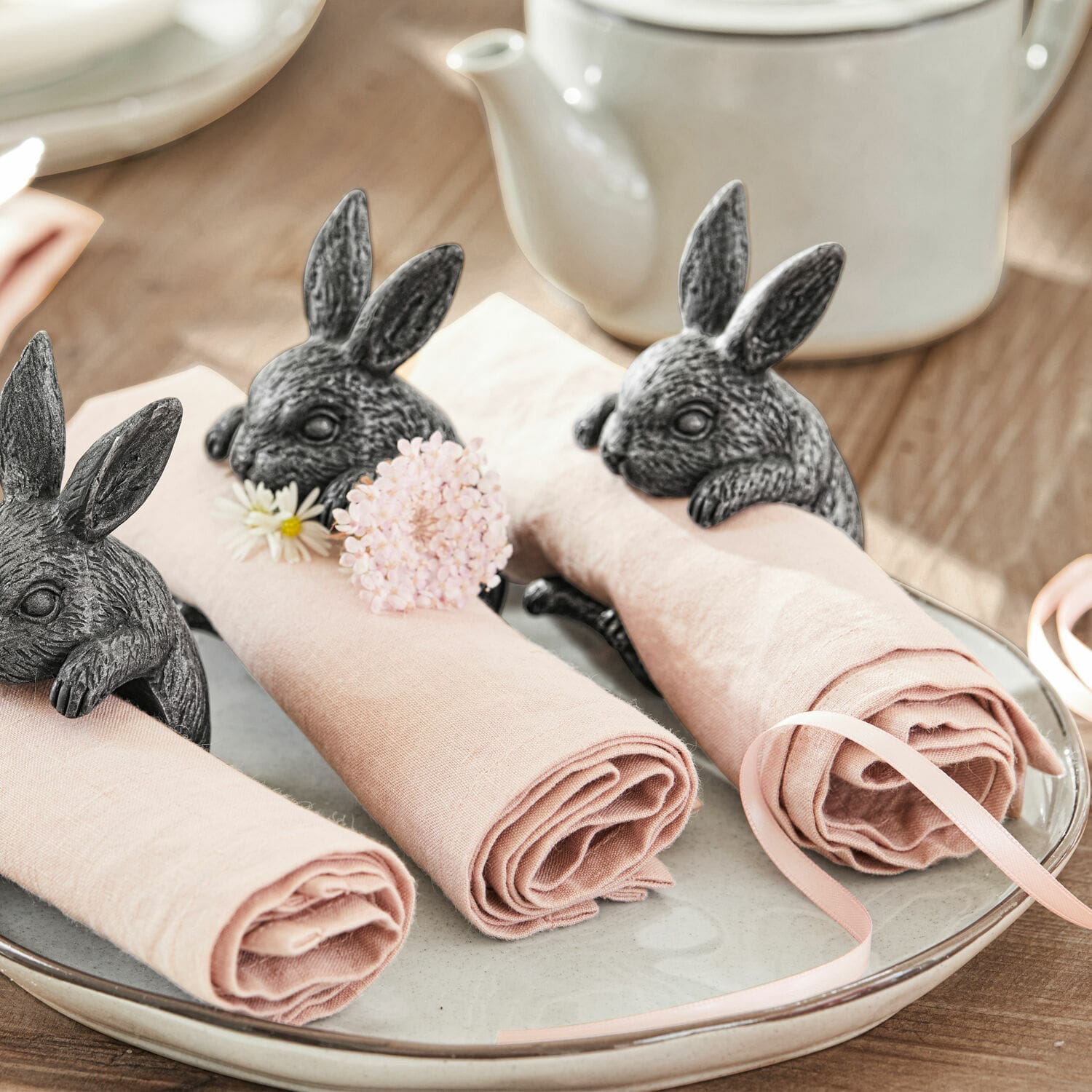 Lot de 4 serviettes Ghis