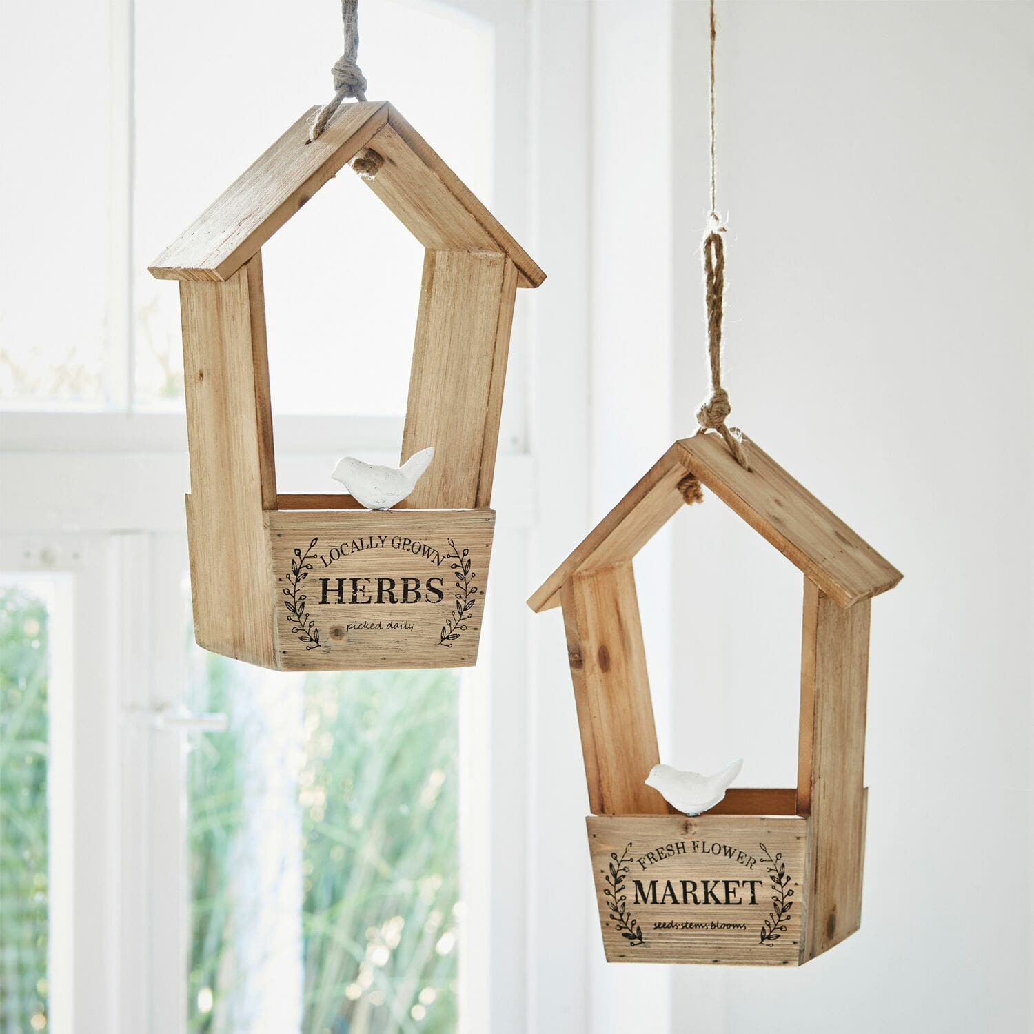Lot de 2 jardinières Braschaat