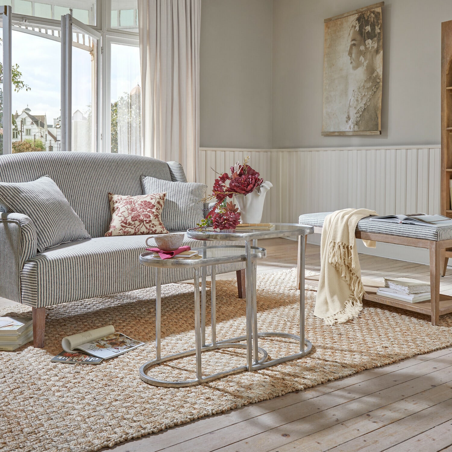 Lot de 2 tables d'appoint Clarimonde