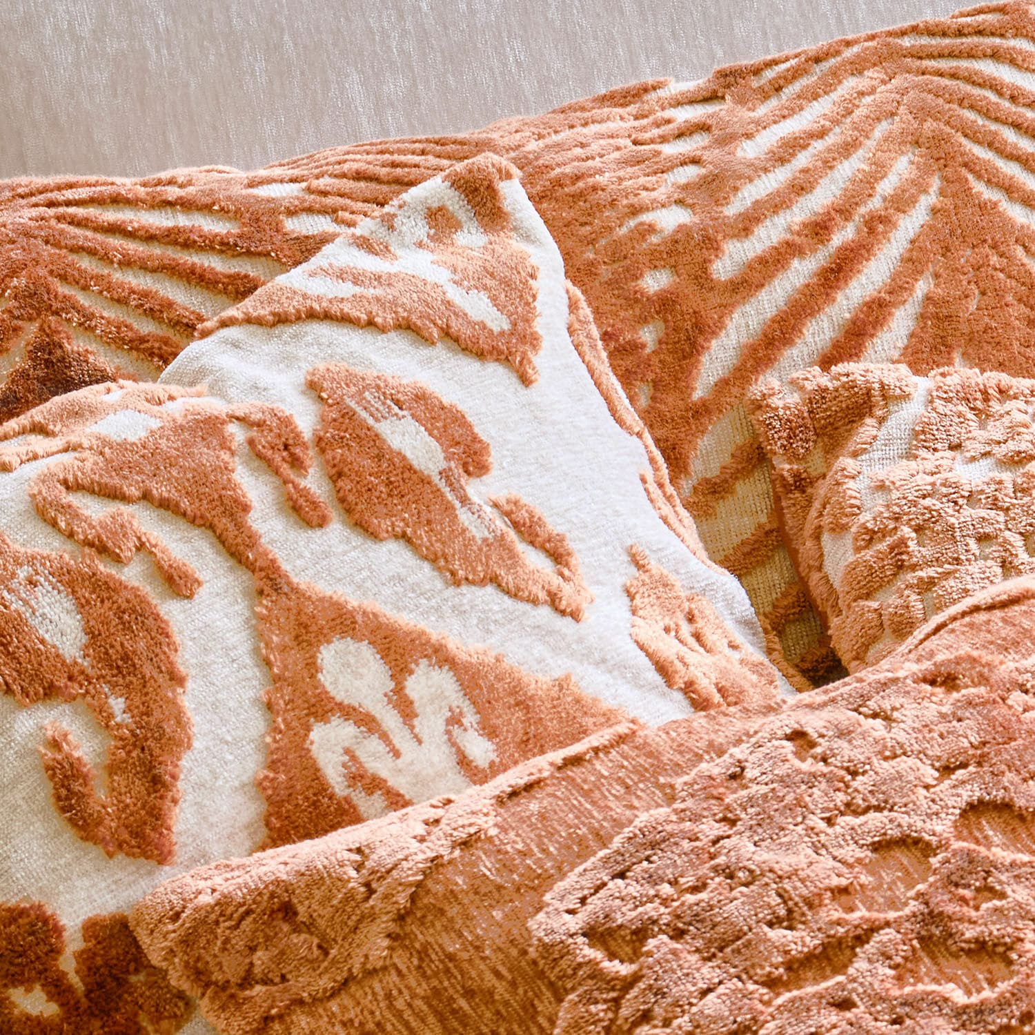 Lot de 4 housses de coussins Samirad