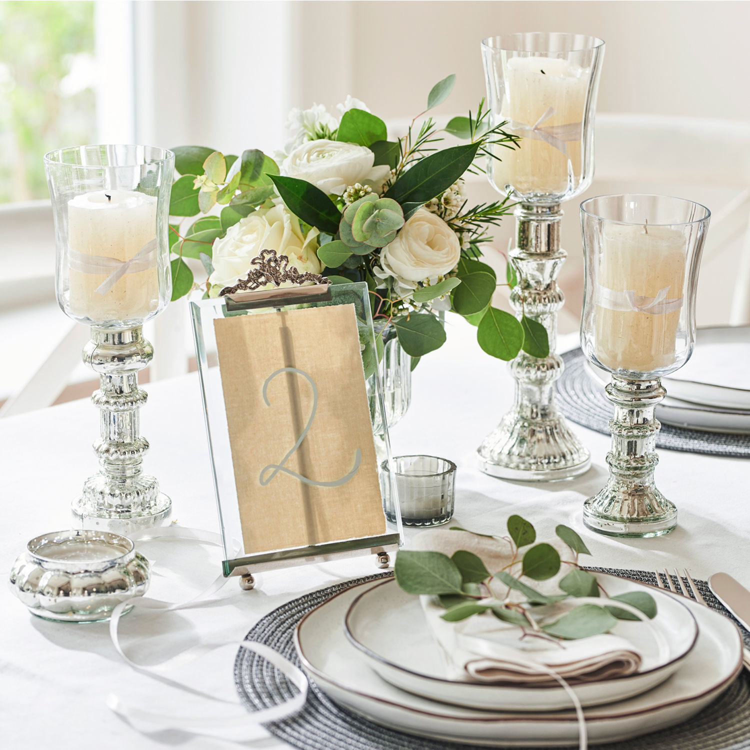 Lot de 3 photophores Fréjeville