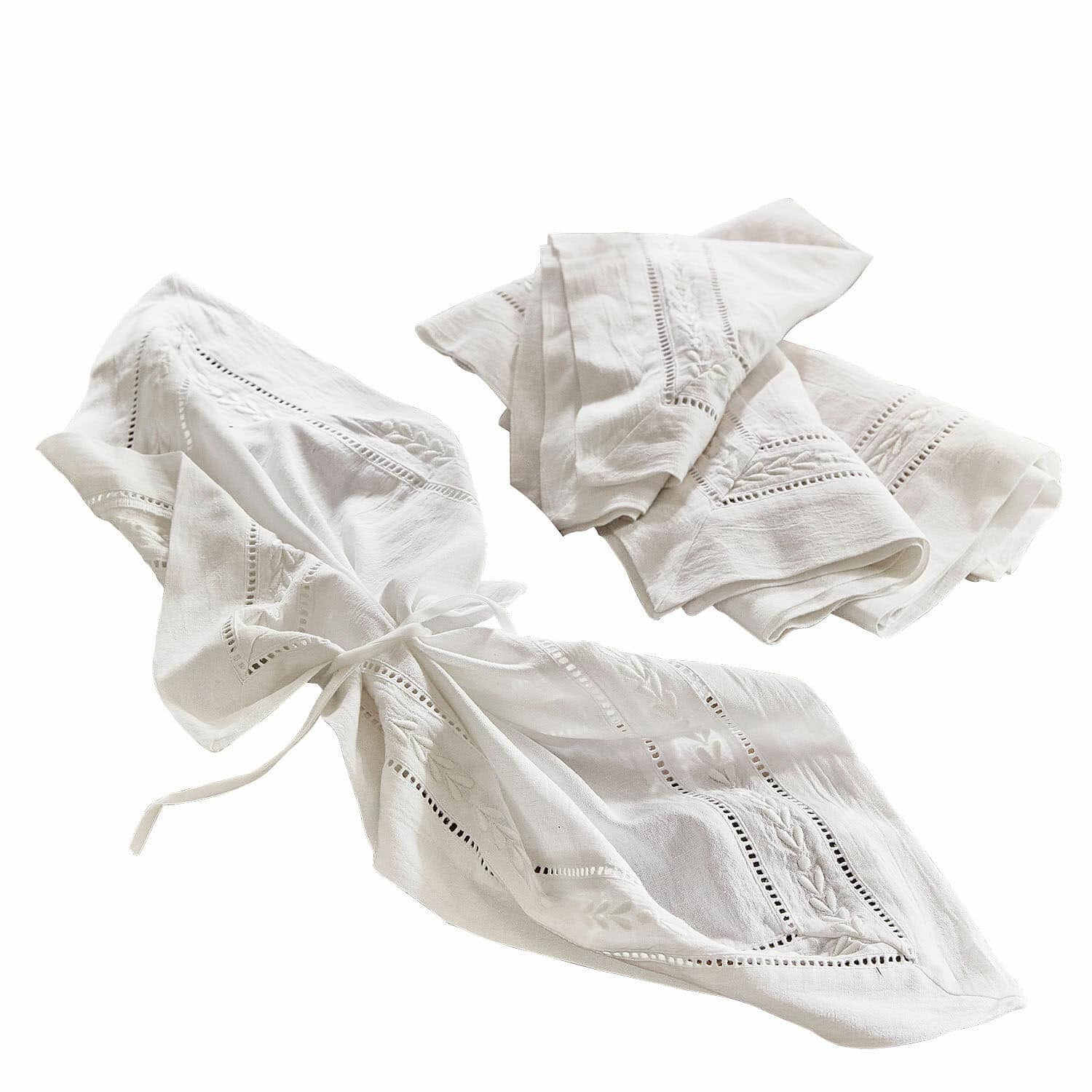 Lot de 4 serviettes de table Ellingford