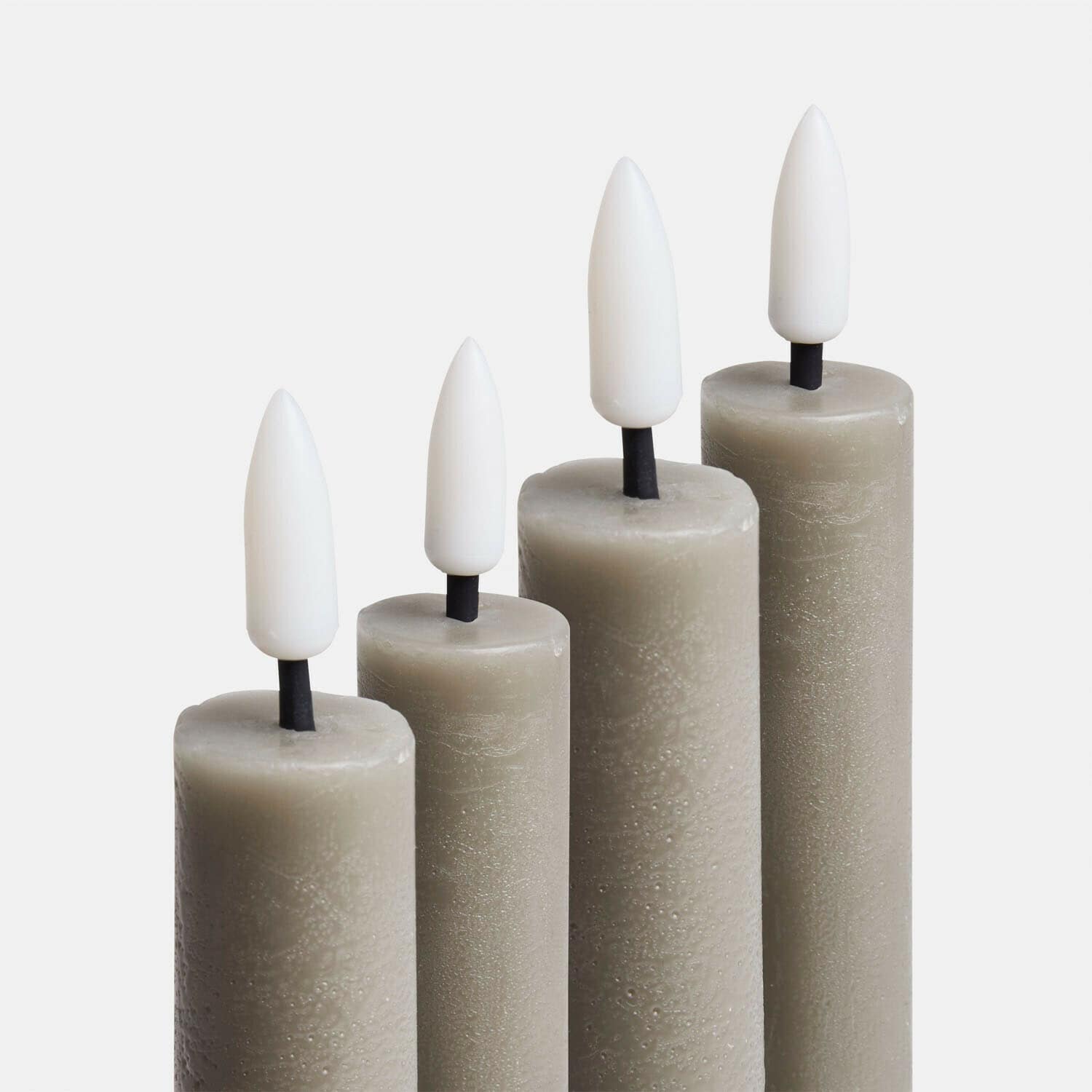 Lot de 4 bougies longues à LED Eldsora