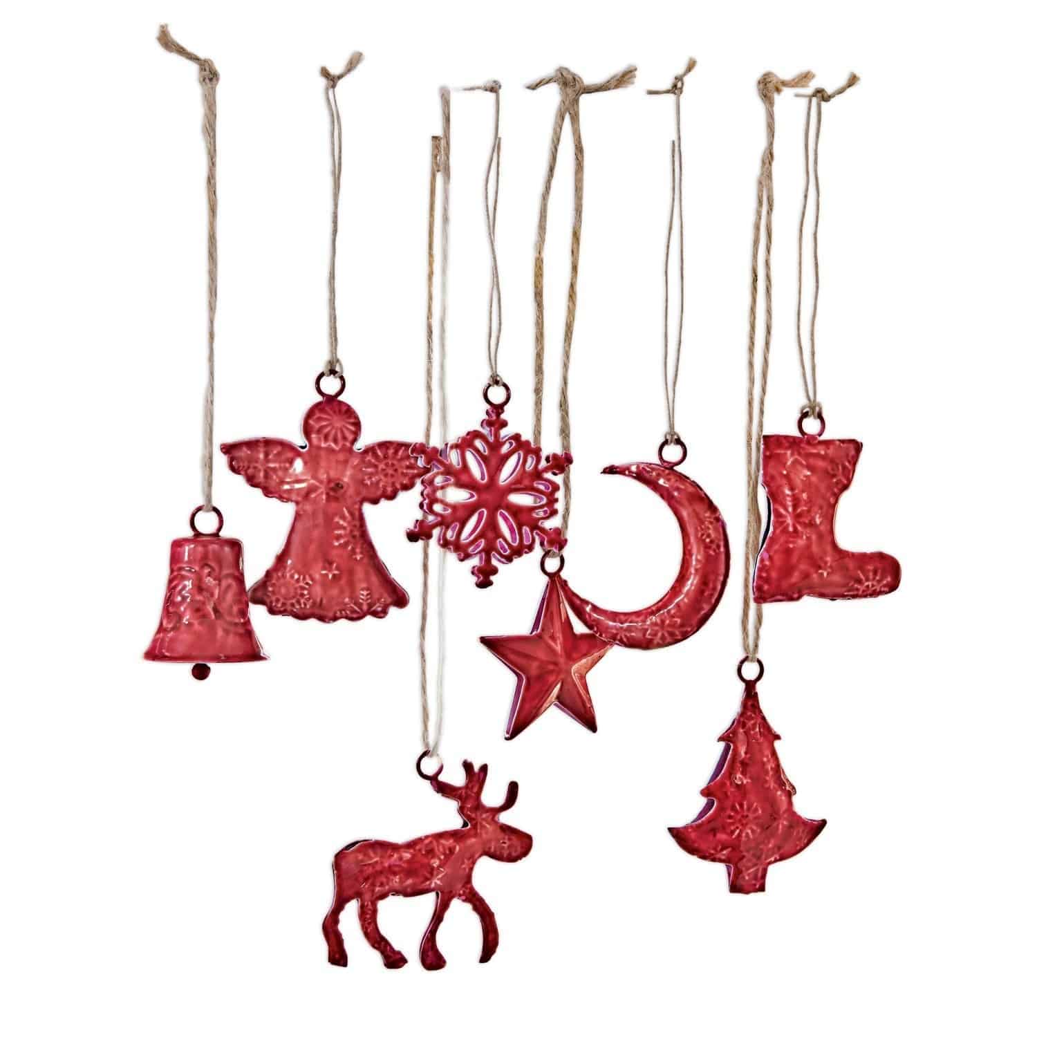 Lot de 8 décorations de Noël Rudy & Co.