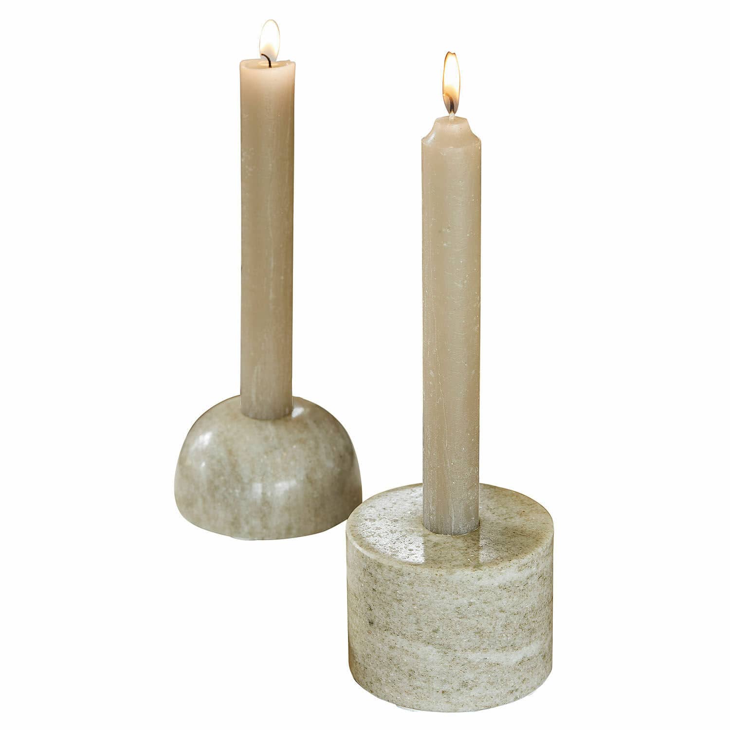Lot de 2 bougeoirs Najira