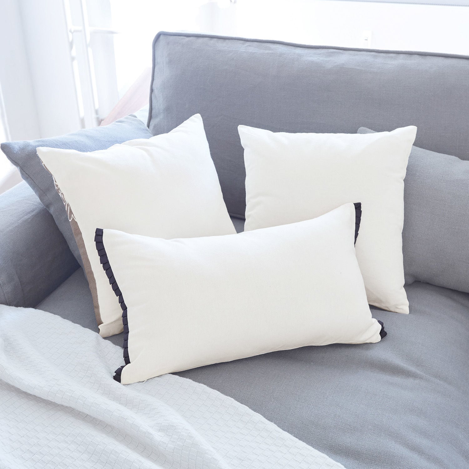 Lot de 3 housses de coussins Midasse