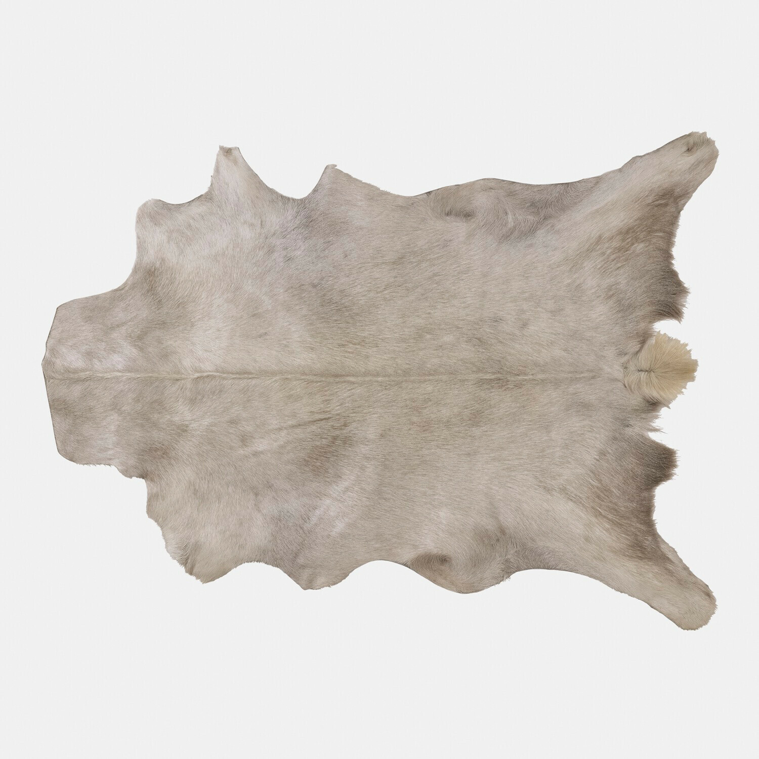 crème Tapis en peau de chèvre crème avec texture naturelle, décoration intérieure douce et résistante