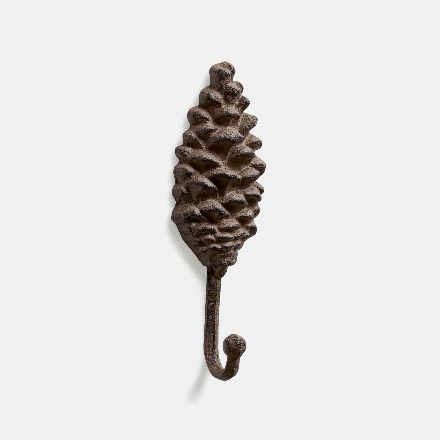 Crochet pomme de pin Dweyn Crochet mural en métal brun en forme de pomme de pin pour décoration et rangement