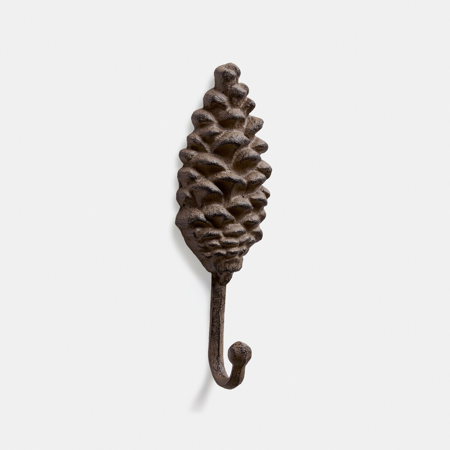 Crochet pomme de pin Dweyn Crochet mural en métal brun en forme de pomme de pin pour décoration et rangement