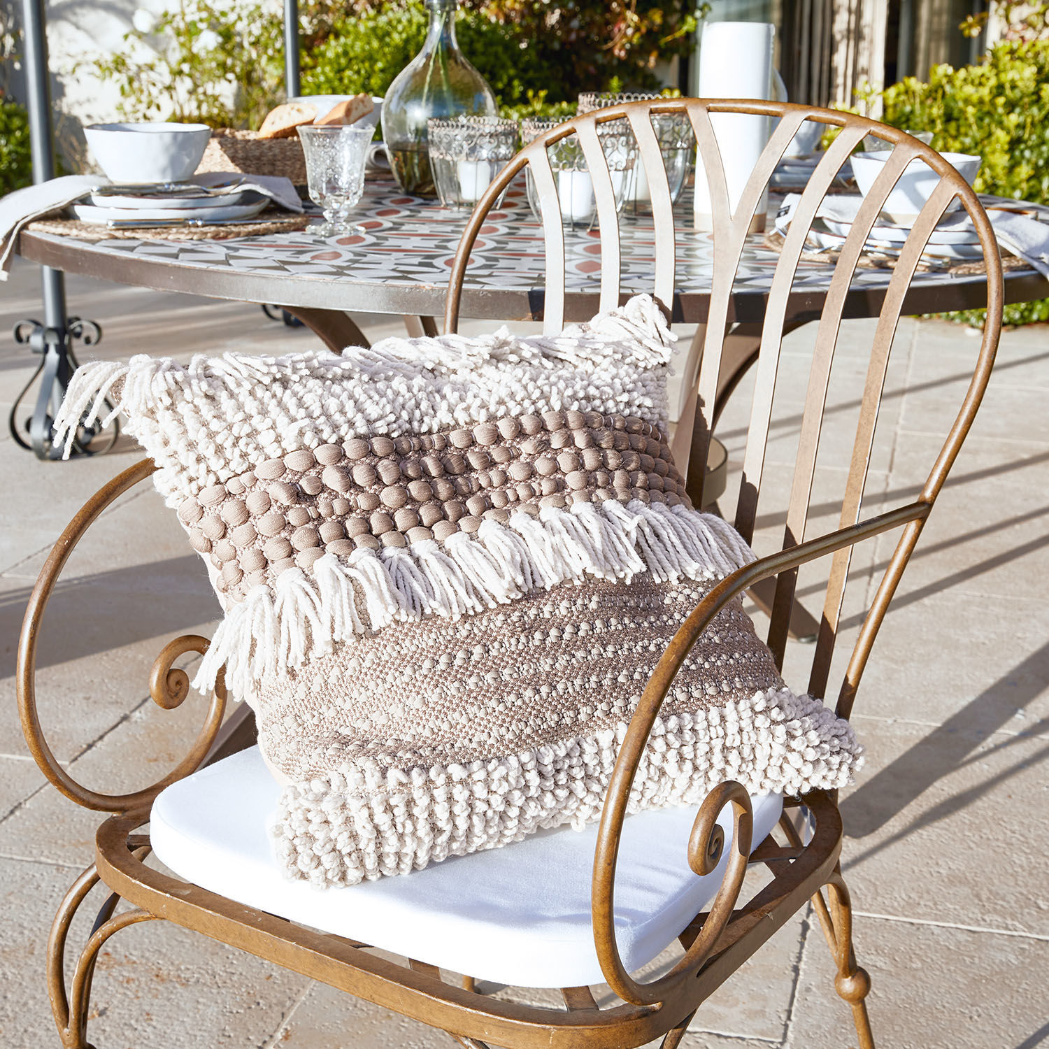Housse de coussin d’intérieur et d’extérieur Sai