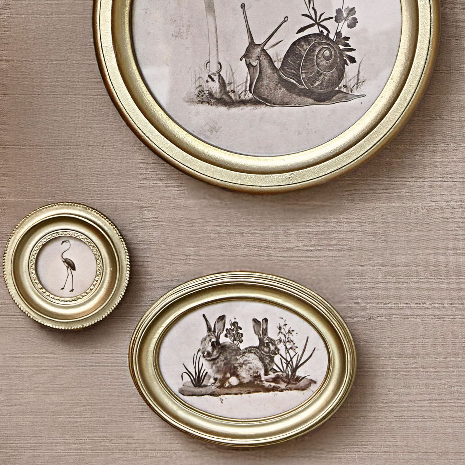 Muurdecoratie set van 3 Atriana