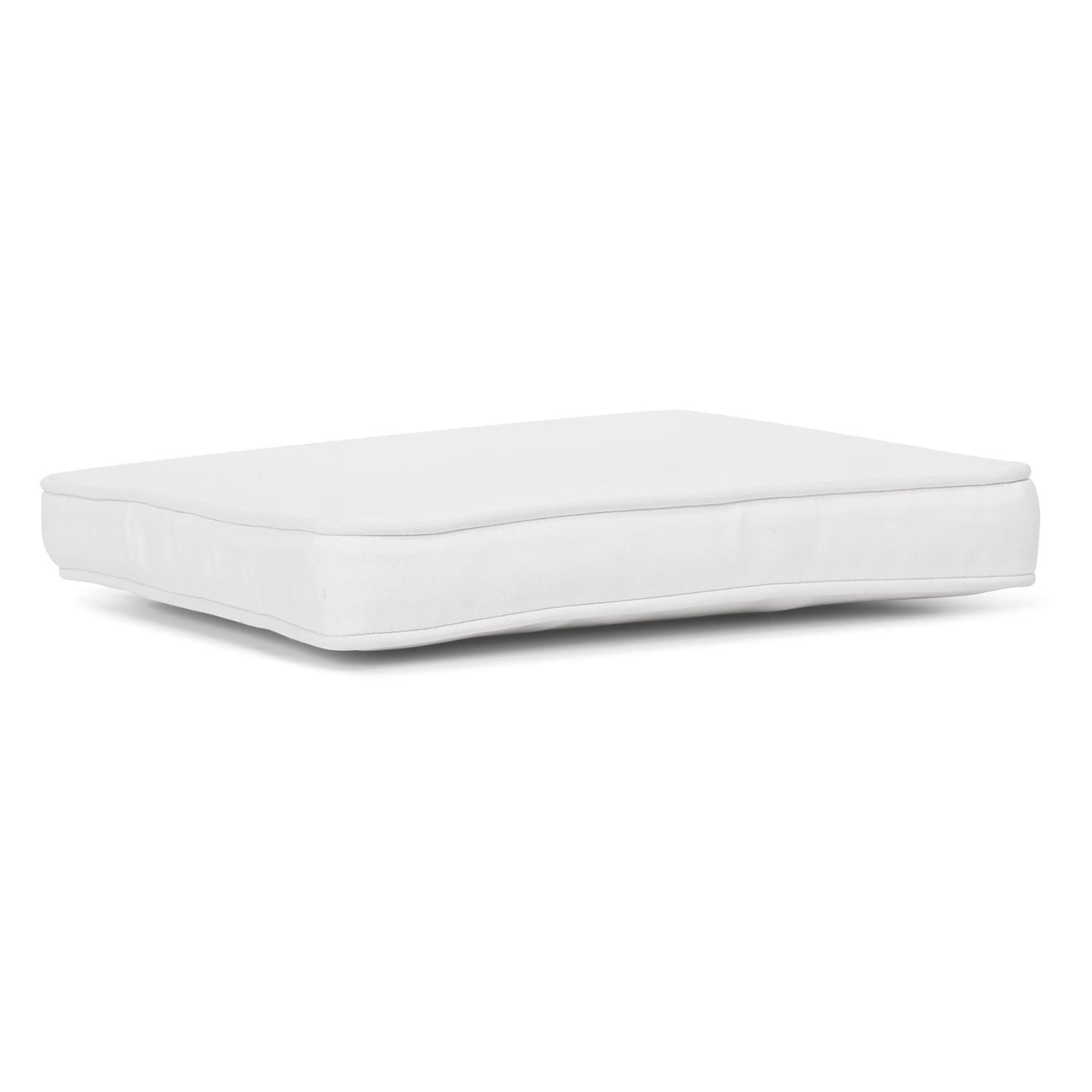 Coussin d'assise Salome Coussin carré blanc en tissu, doux et confortable pour un usage domestique