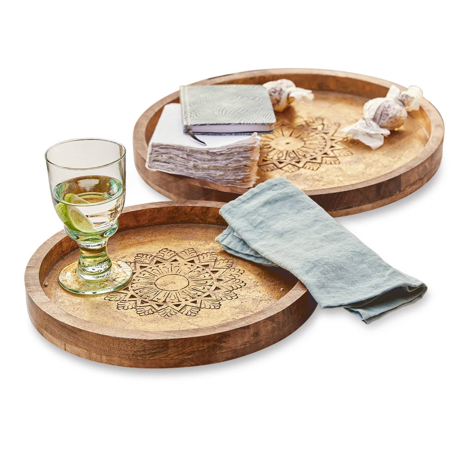 Lot de 2 plateaux Vaucluse