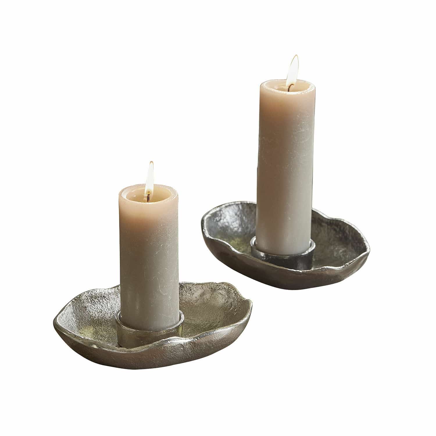 Lot De 2 Bougies En Tranche De Citron - 10 Cm - Décoration Parfumée Pour La Maison - Pour Table, Salle De Bain, événement