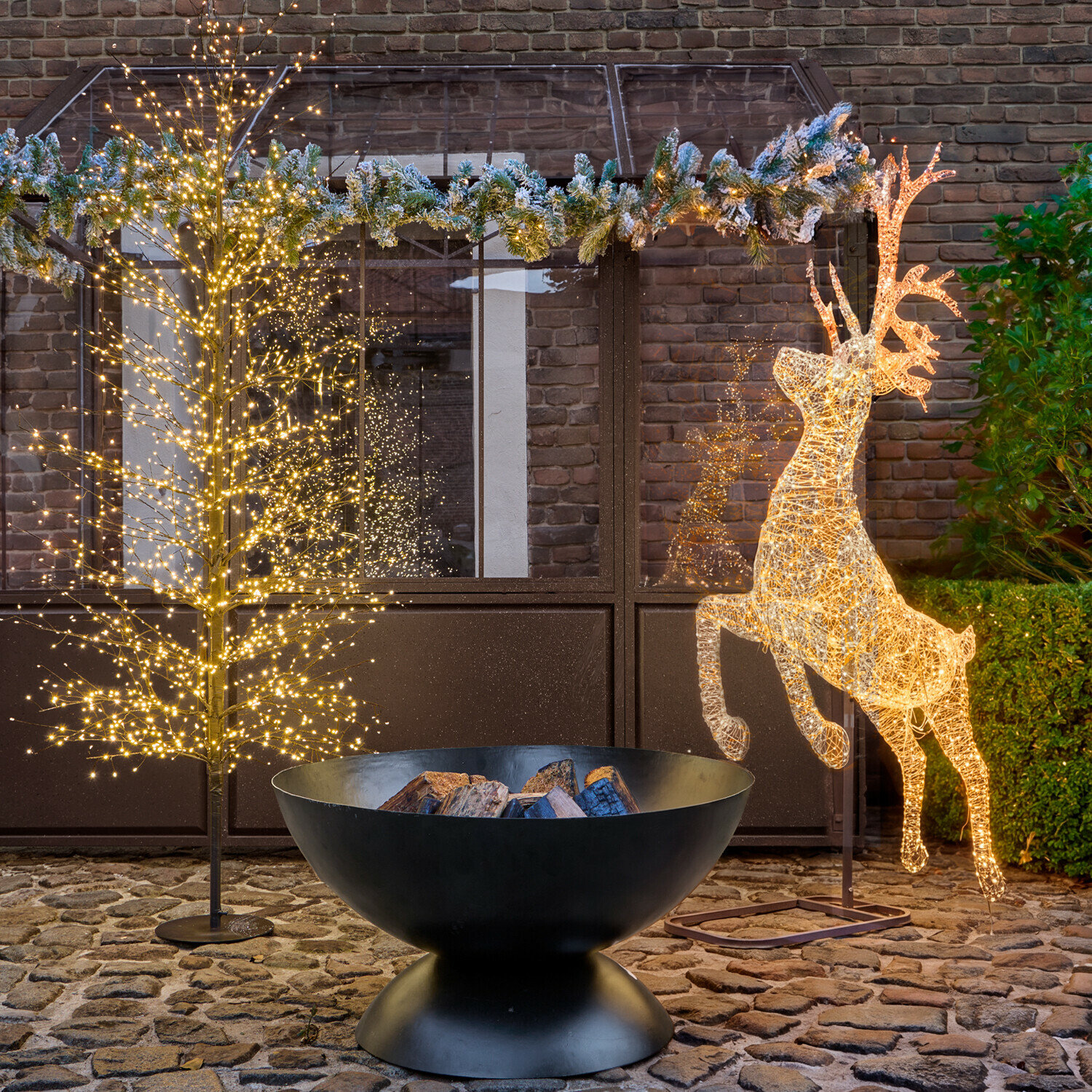 Rendier met ledverlichting Valtoras