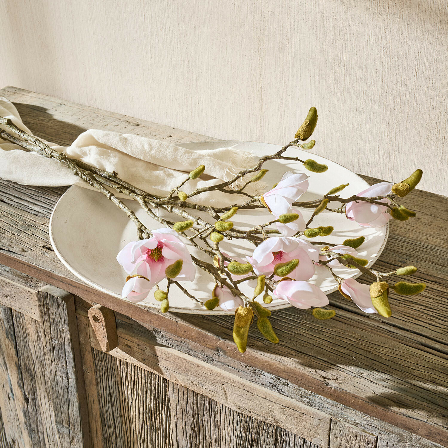 Lot de 2 fleurs décoratives Aurélines