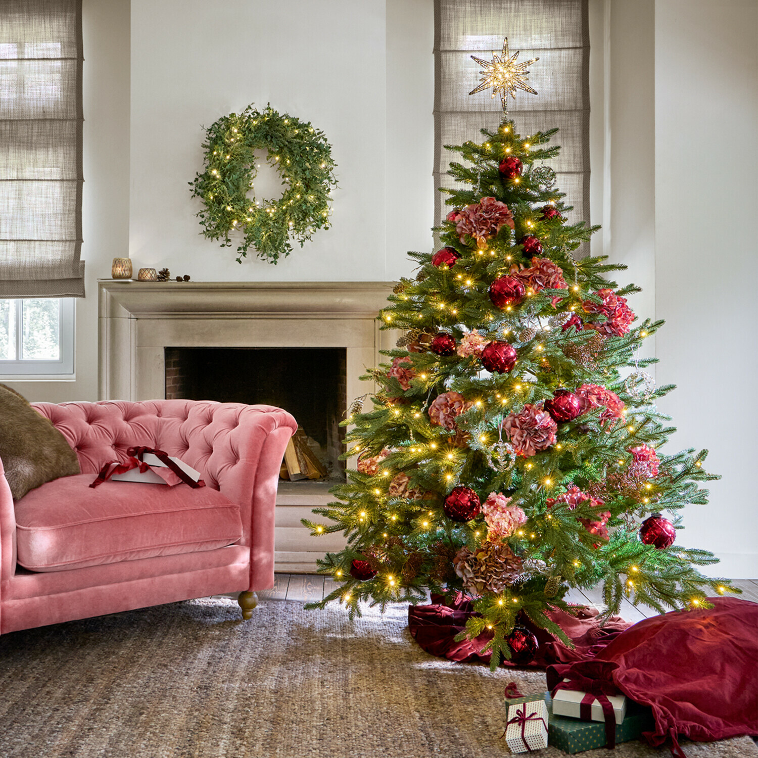 Kerstboompiek met leds Aurellith