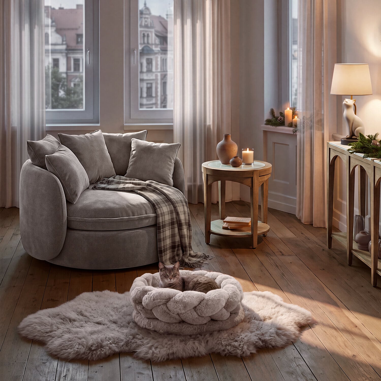 Fauteuil rotatif Parkford