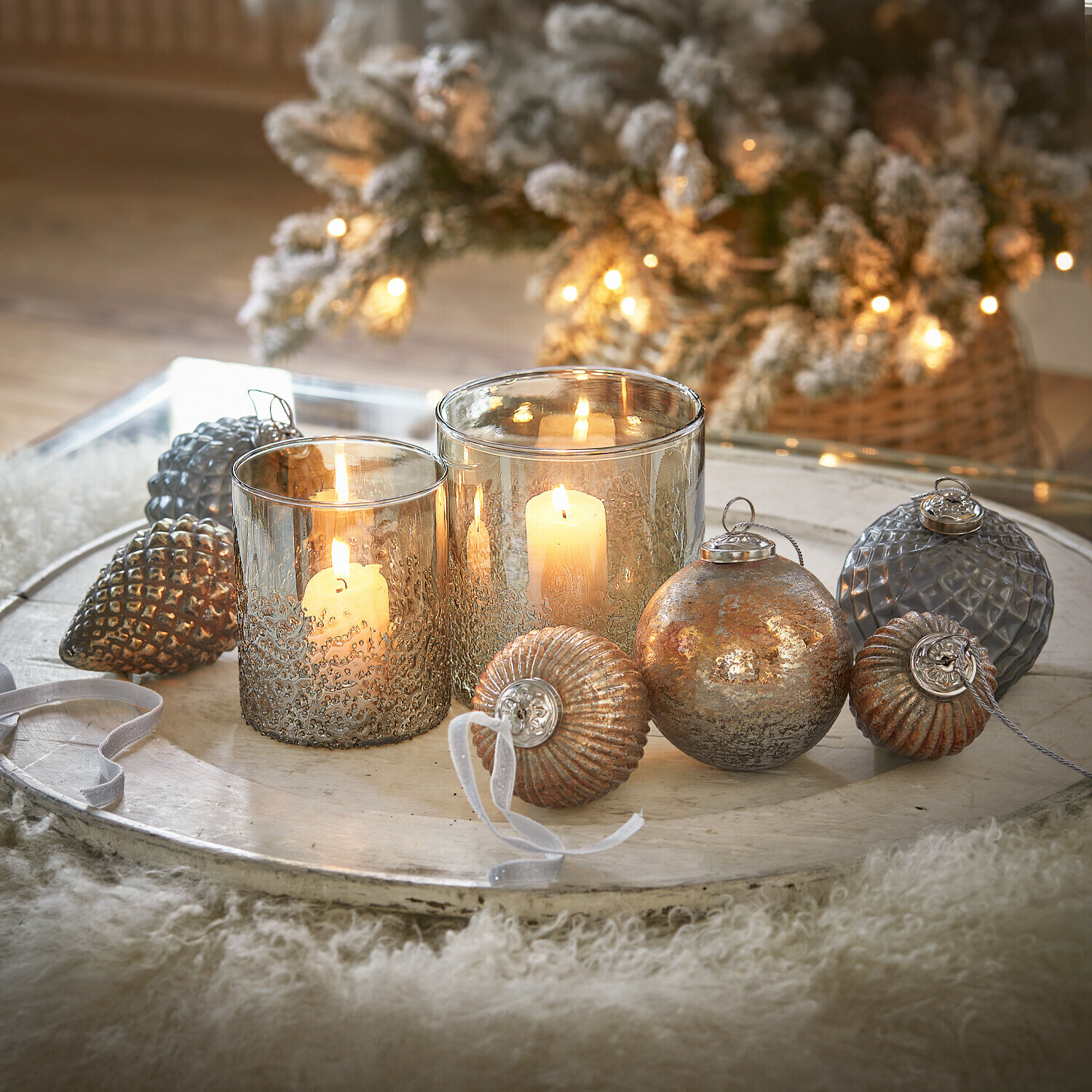 Lot de 6 décorations de Noël Layounne