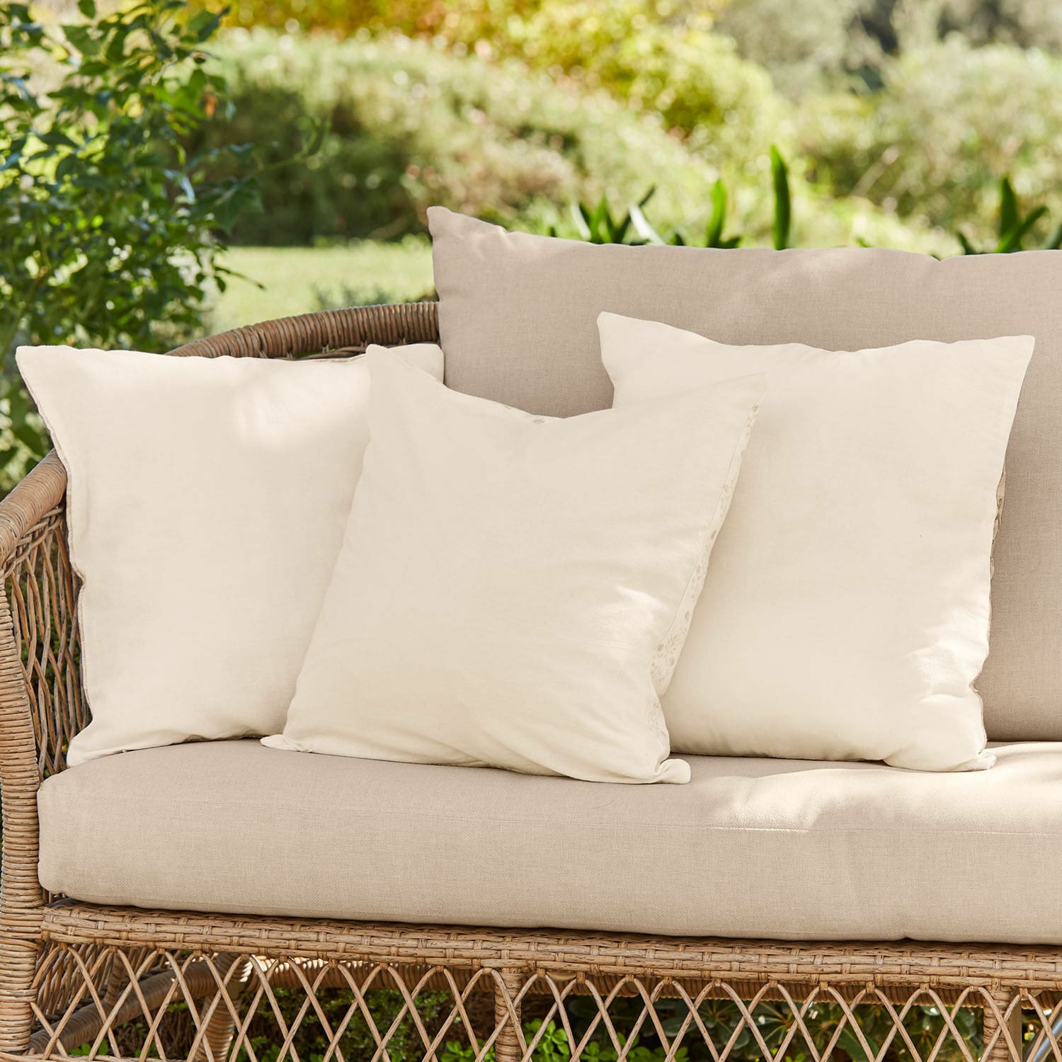 Lot de 3 housses de coussins Tarouja