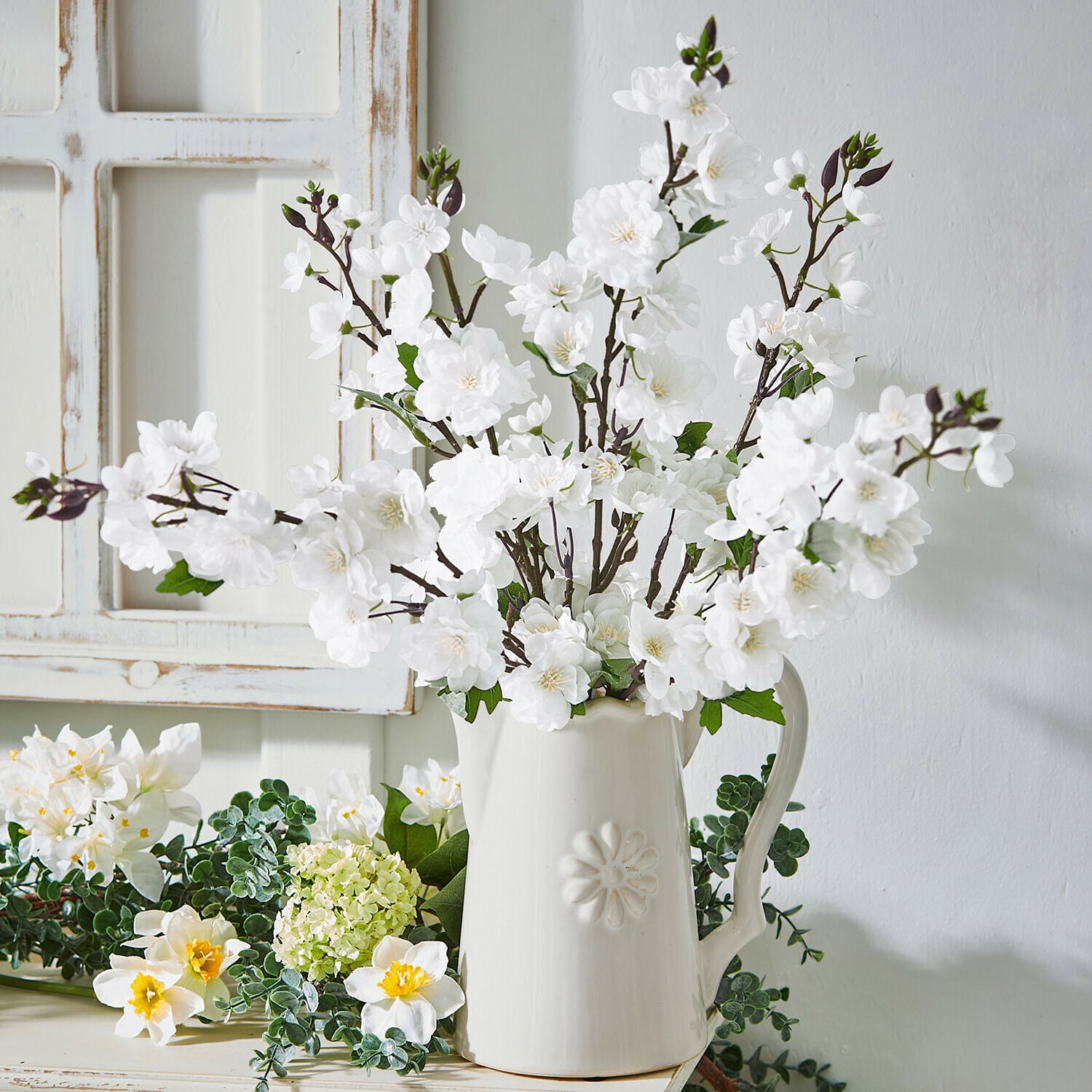 Decoratieve bloem set van 6 Bellévaut