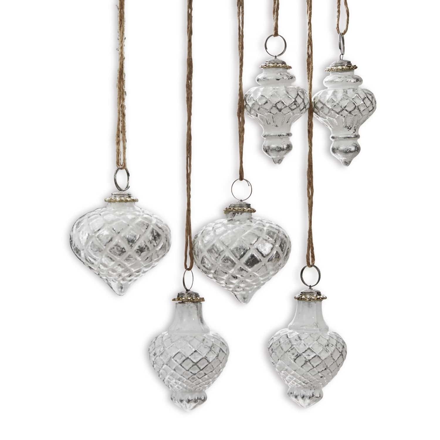 Lot de 6 décorations de Noël Appilly