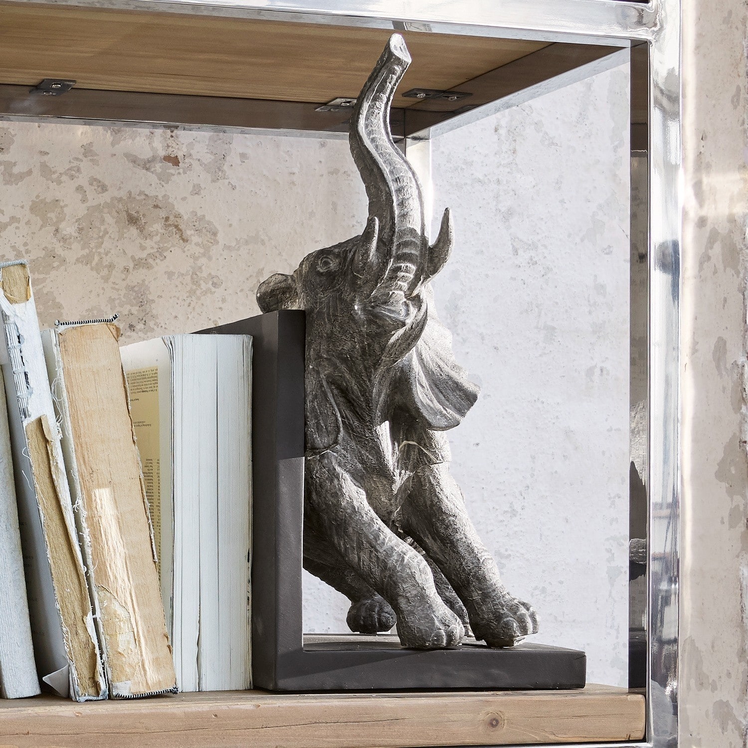 Lot de 2 serre-livres Elephants