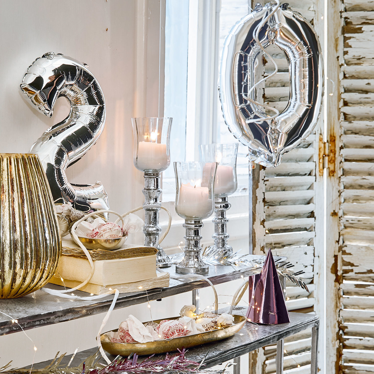 Lot de 3 photophores Fréjeville