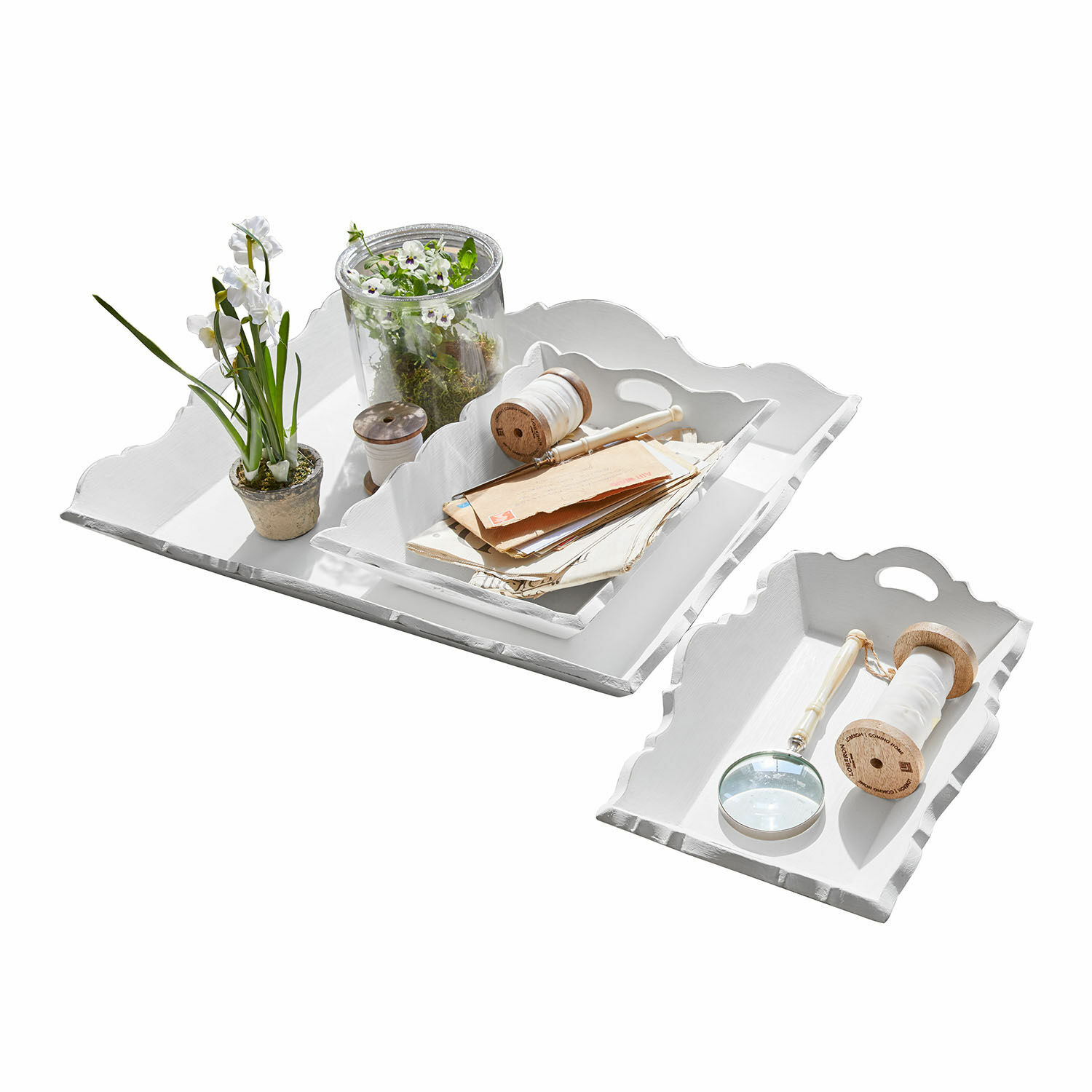 Lot de 3 plateaux Pirelo