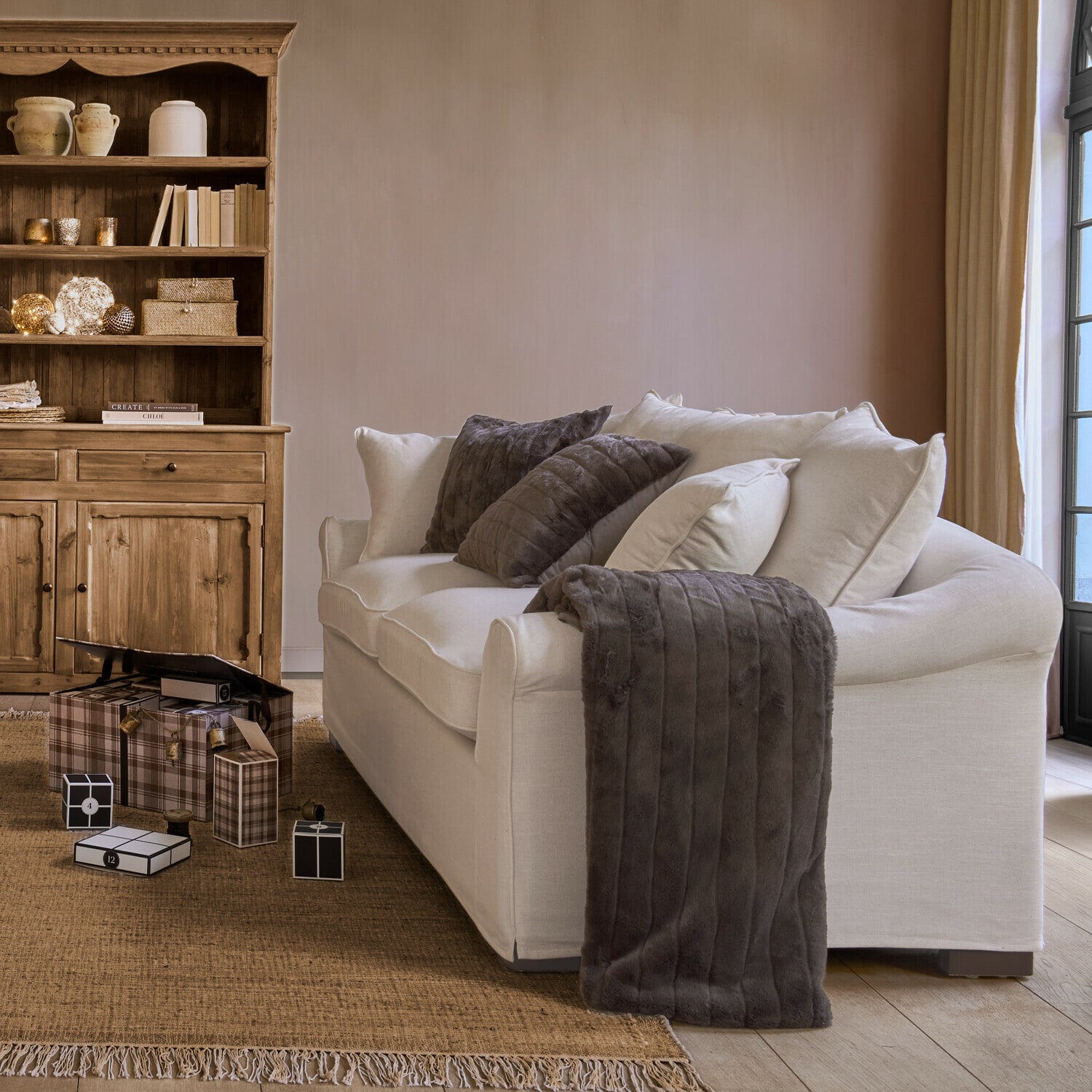 Lot de 2 housses de coussins Caelira