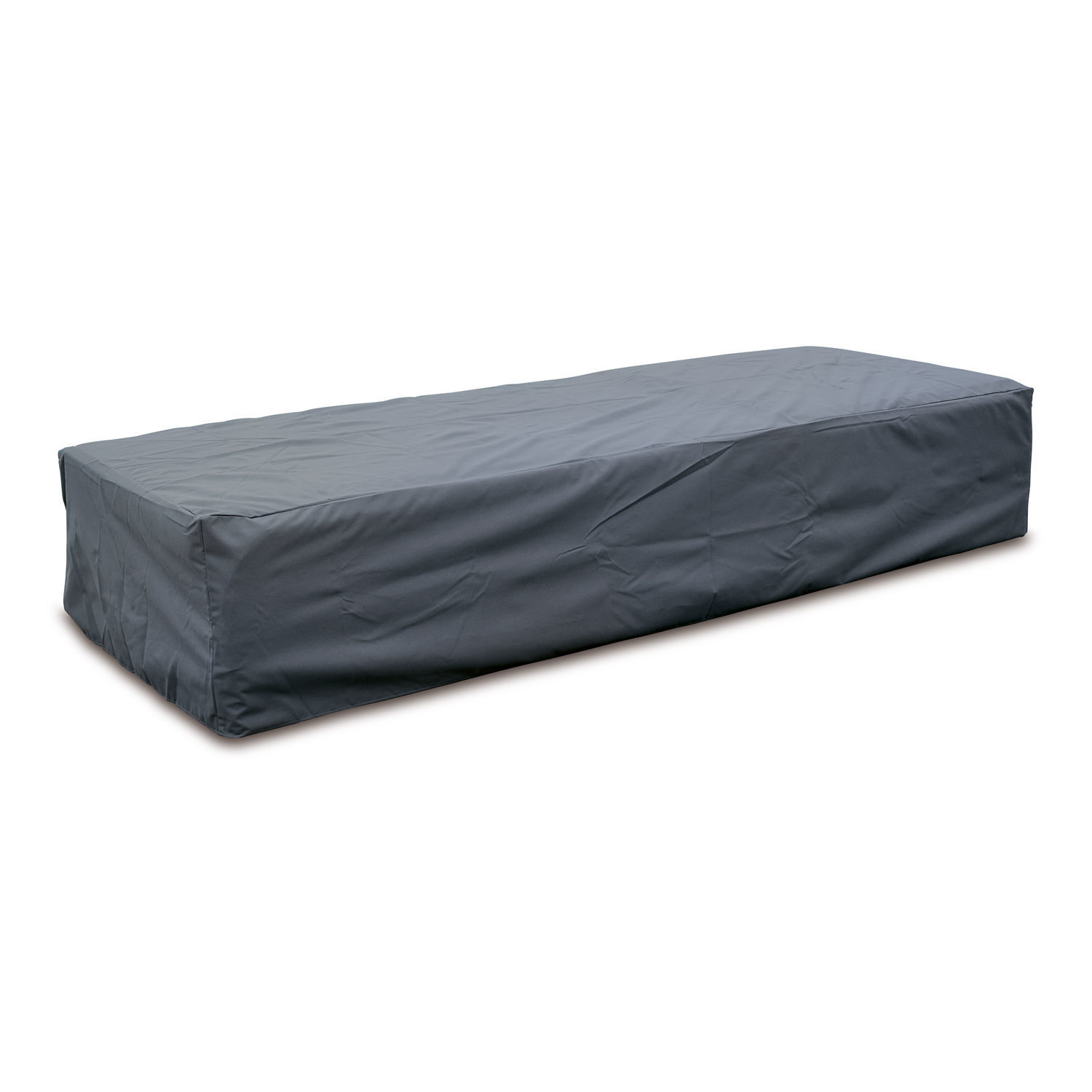 Housse de protection grise imperméable en tissu résistant pour mobilier de jardin