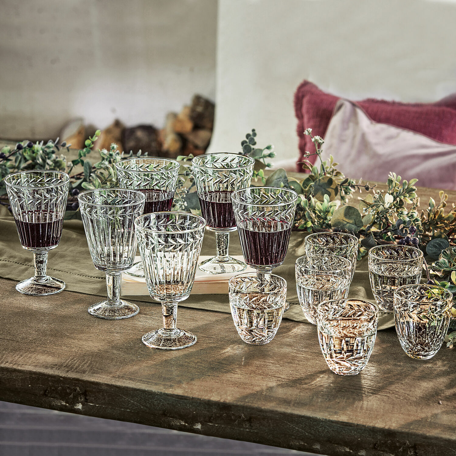 Lot de 12 verres Padiès