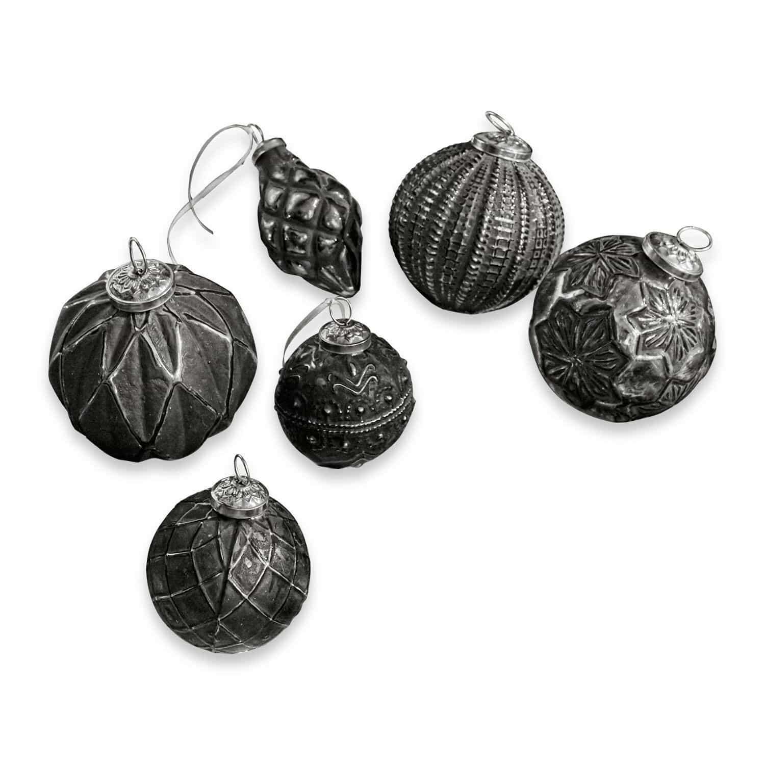 Lot de 6 décorations de Noël Villeurs