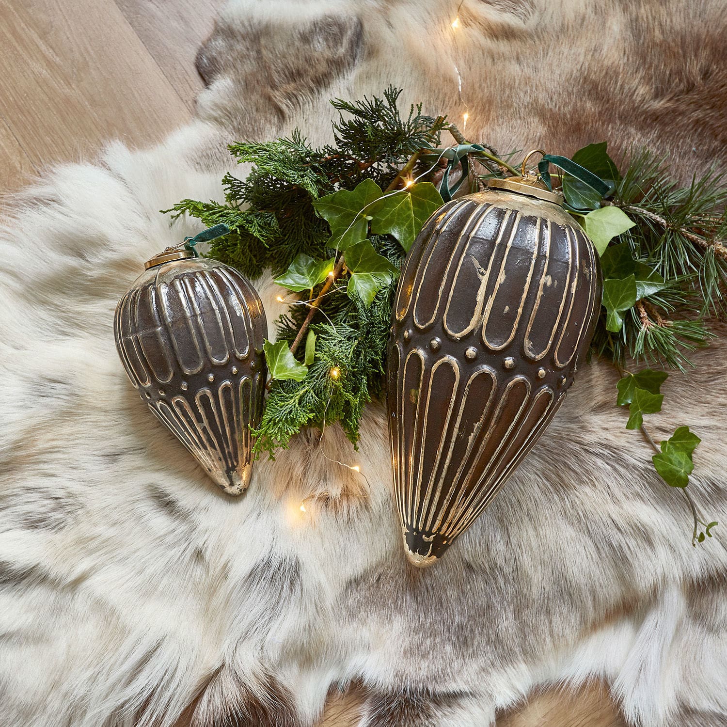 Kerstversiering set van 2 Cusano