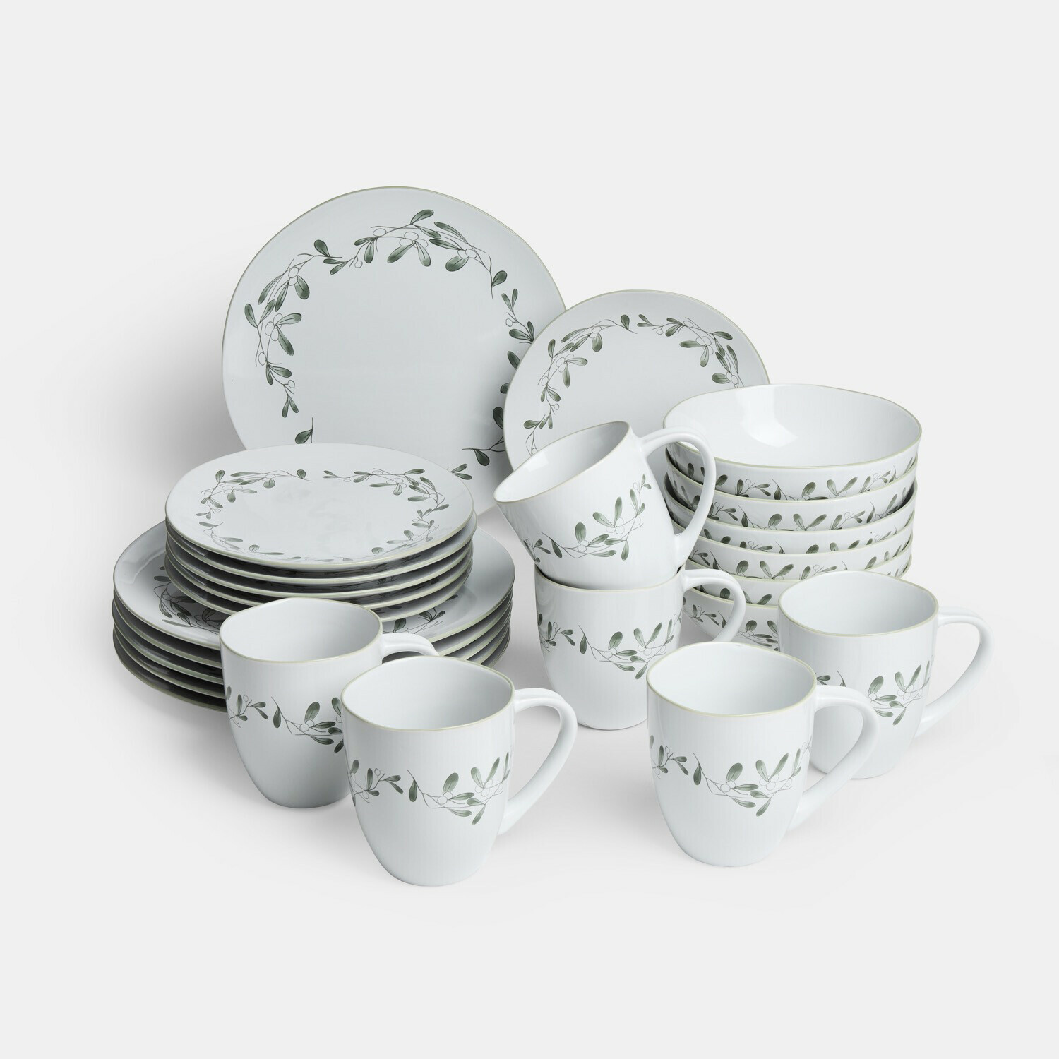 Servies set van 24 Lourévie