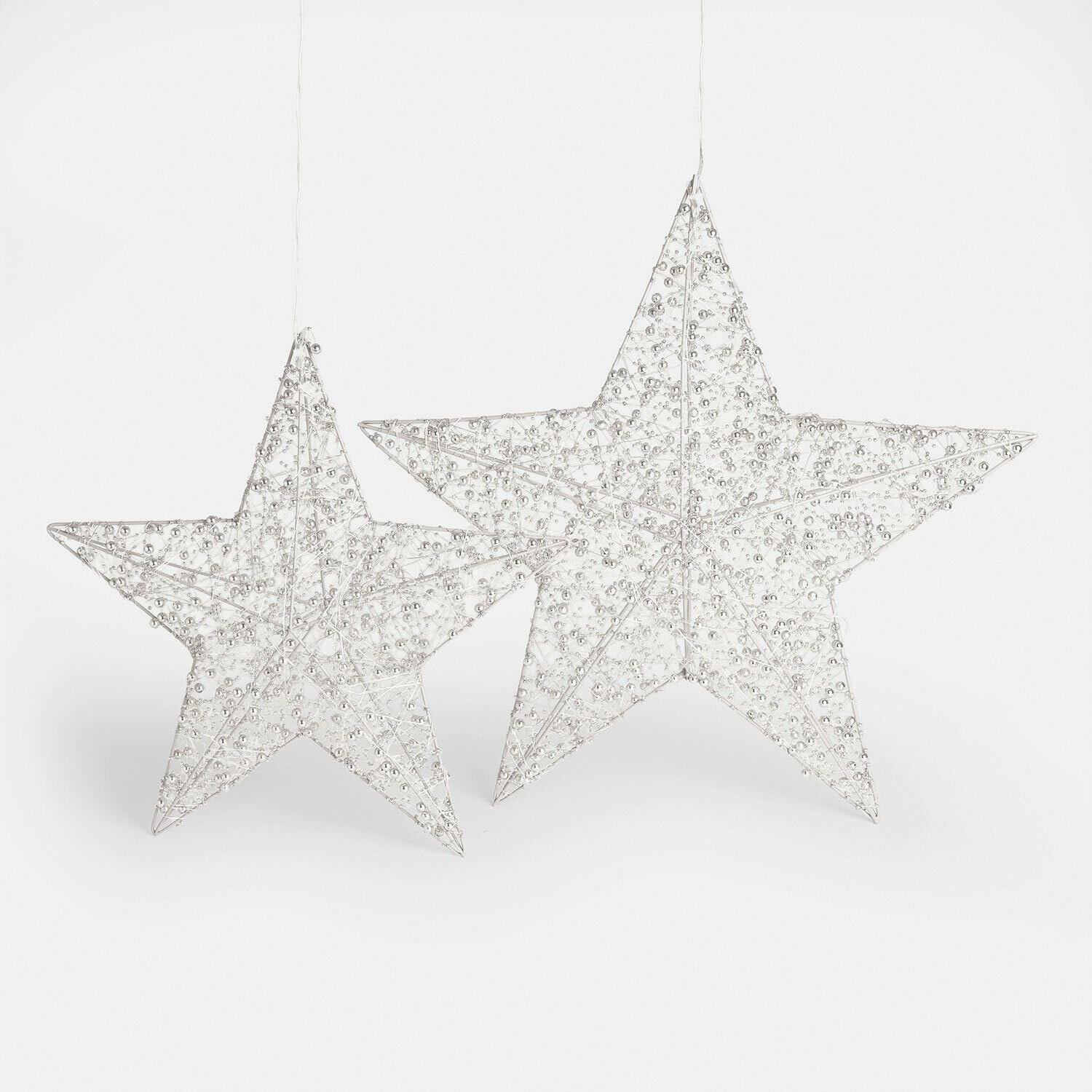 Ster met ledlampjes set van 2 Brightens