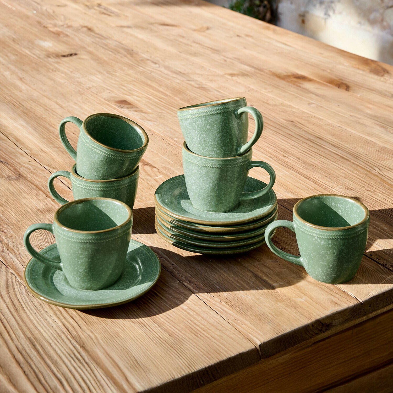 Kopje met schoteltje set van 6 Norrvik