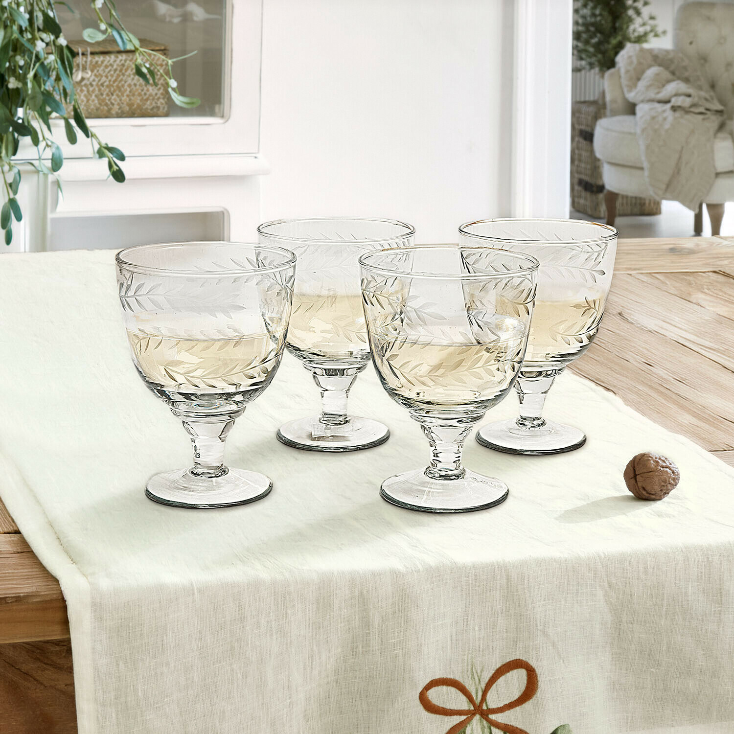 Glas set van 4 Clévarine Glas set van 4 Clévarine