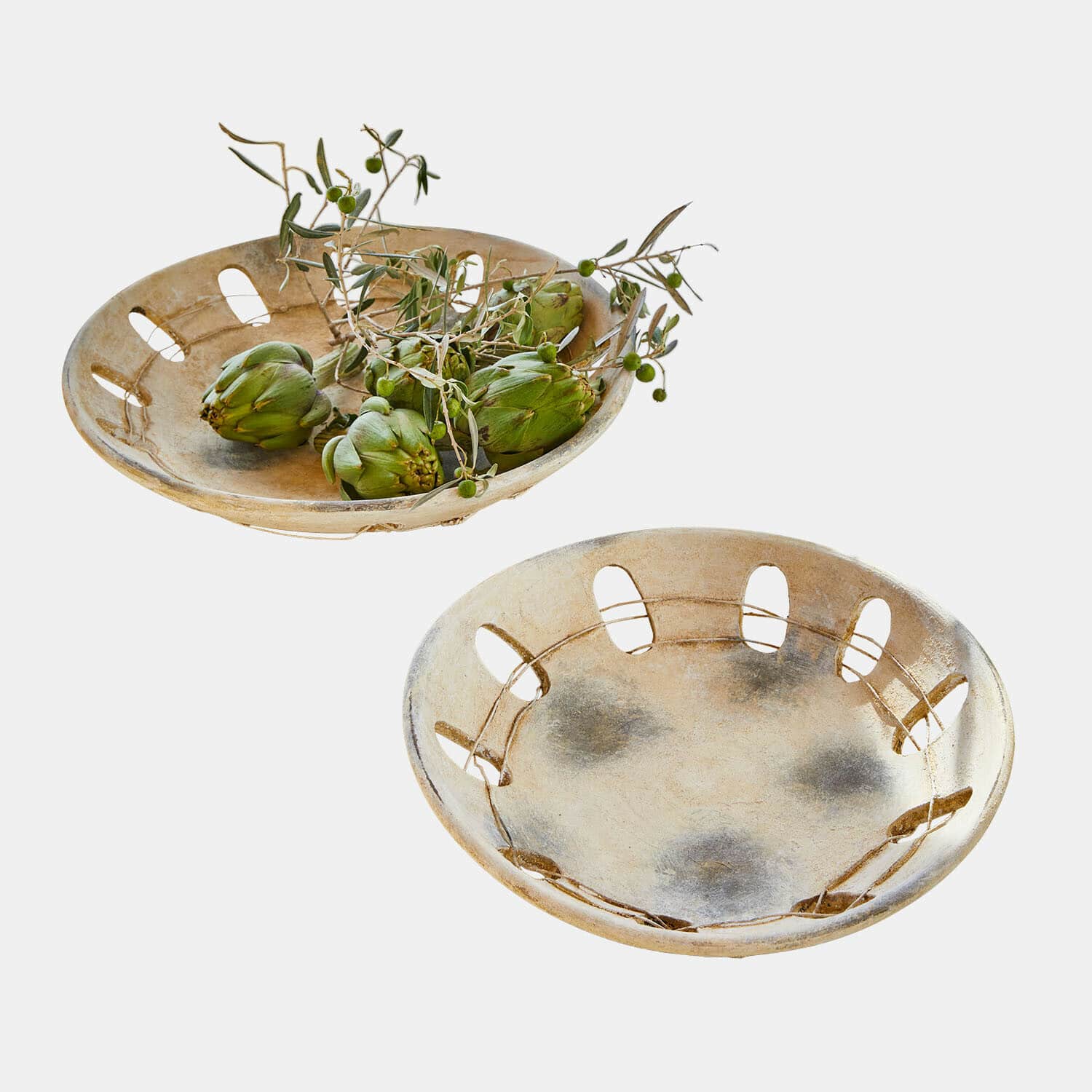 Decoratieve schaal set van 2 Delunas
