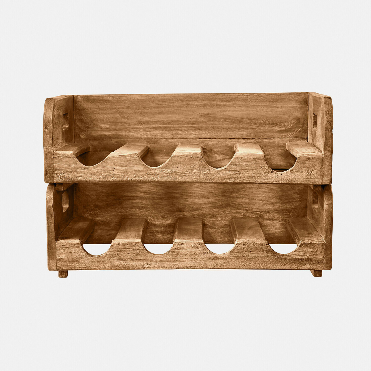 Flessenhouder set van 2 Crestwooden