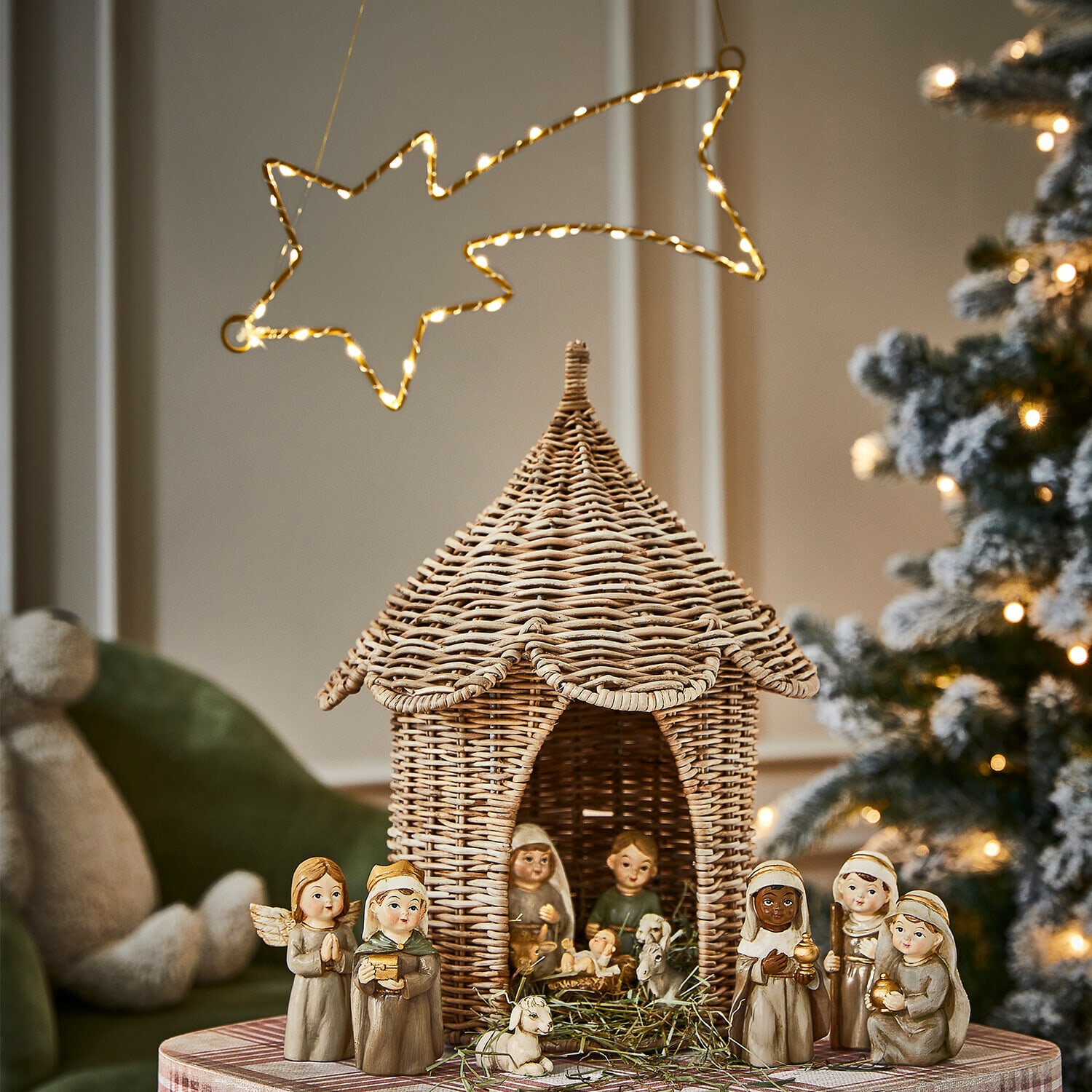Vallende ster met ledverlichting Glittera