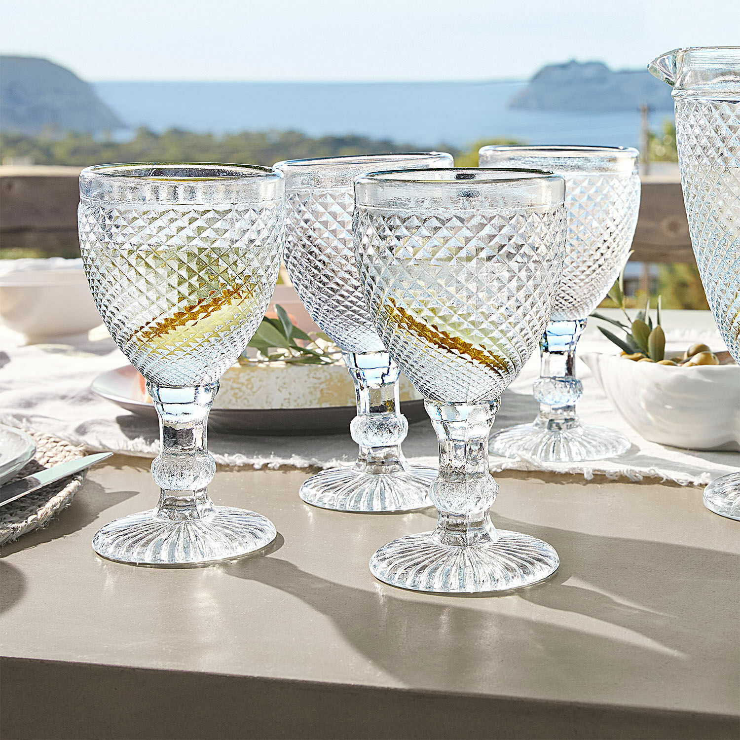 Lot de 4 verres Santerre