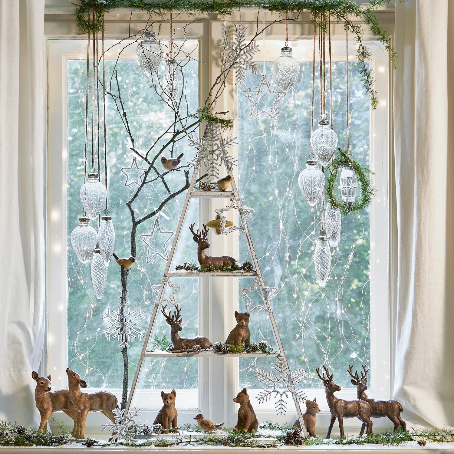 Lot de 6 décorations de Noël Loulay