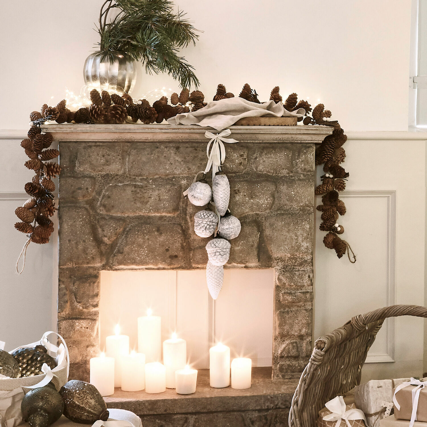 Lot de 6 décorations de Noël Quirat