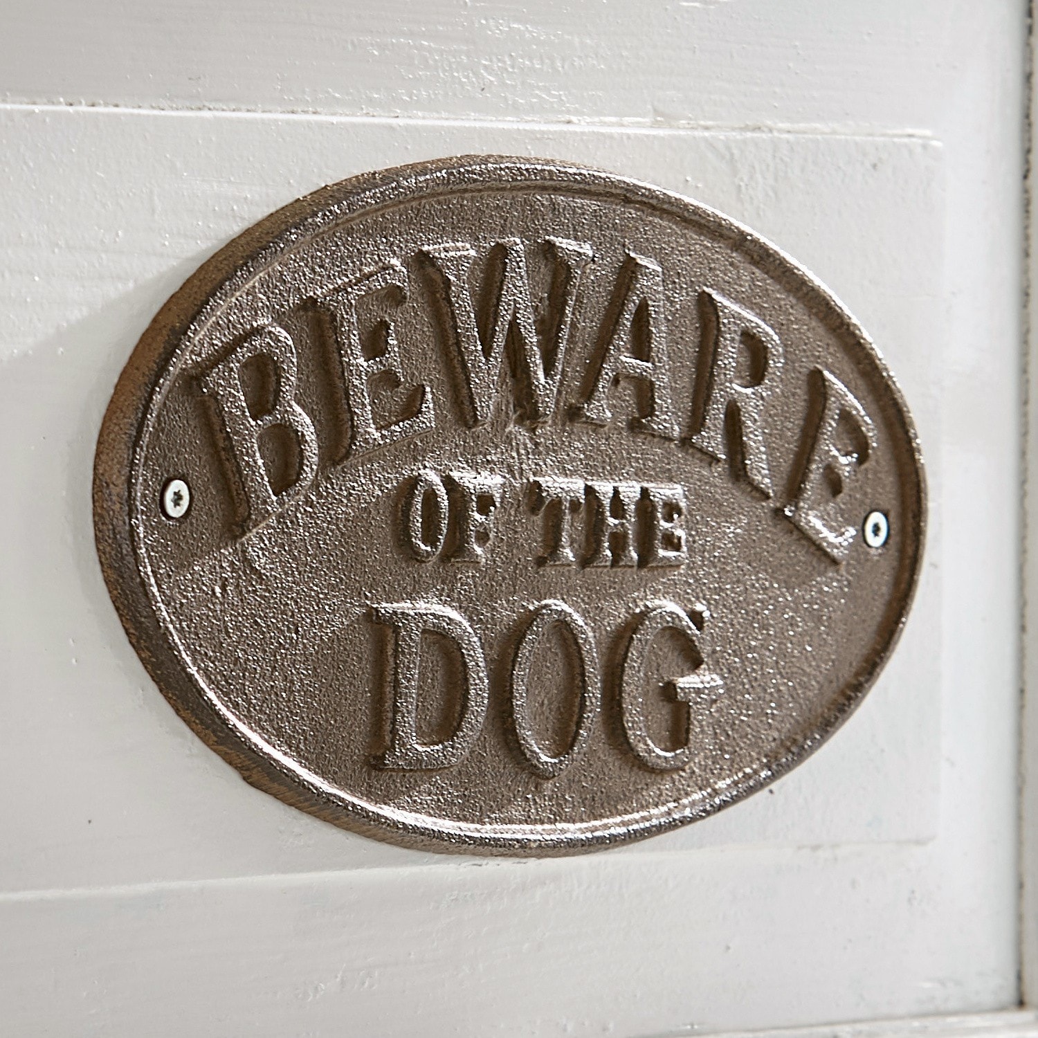 Schild, set van 2 Beware