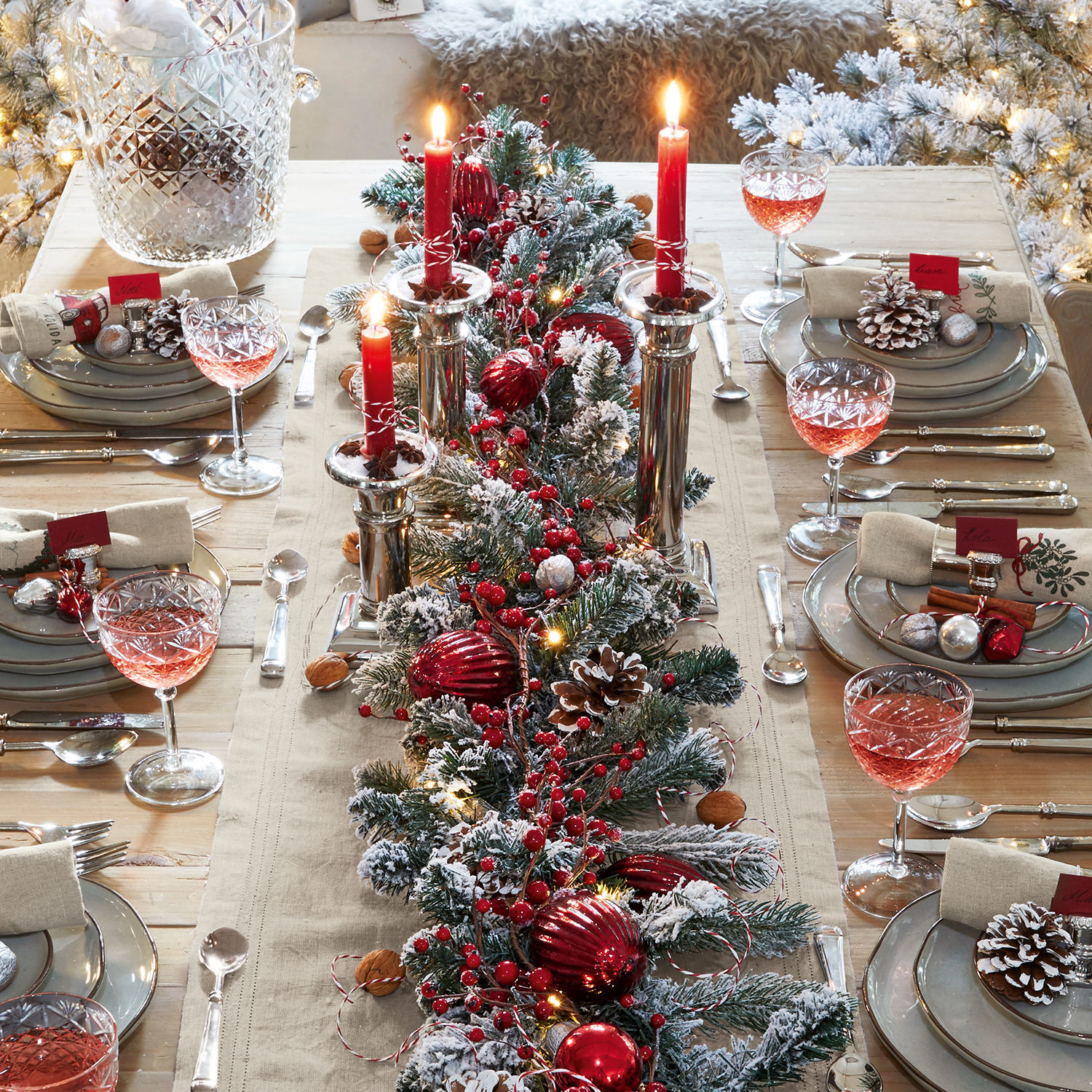 Lot de 6 boules de Noël Blavet